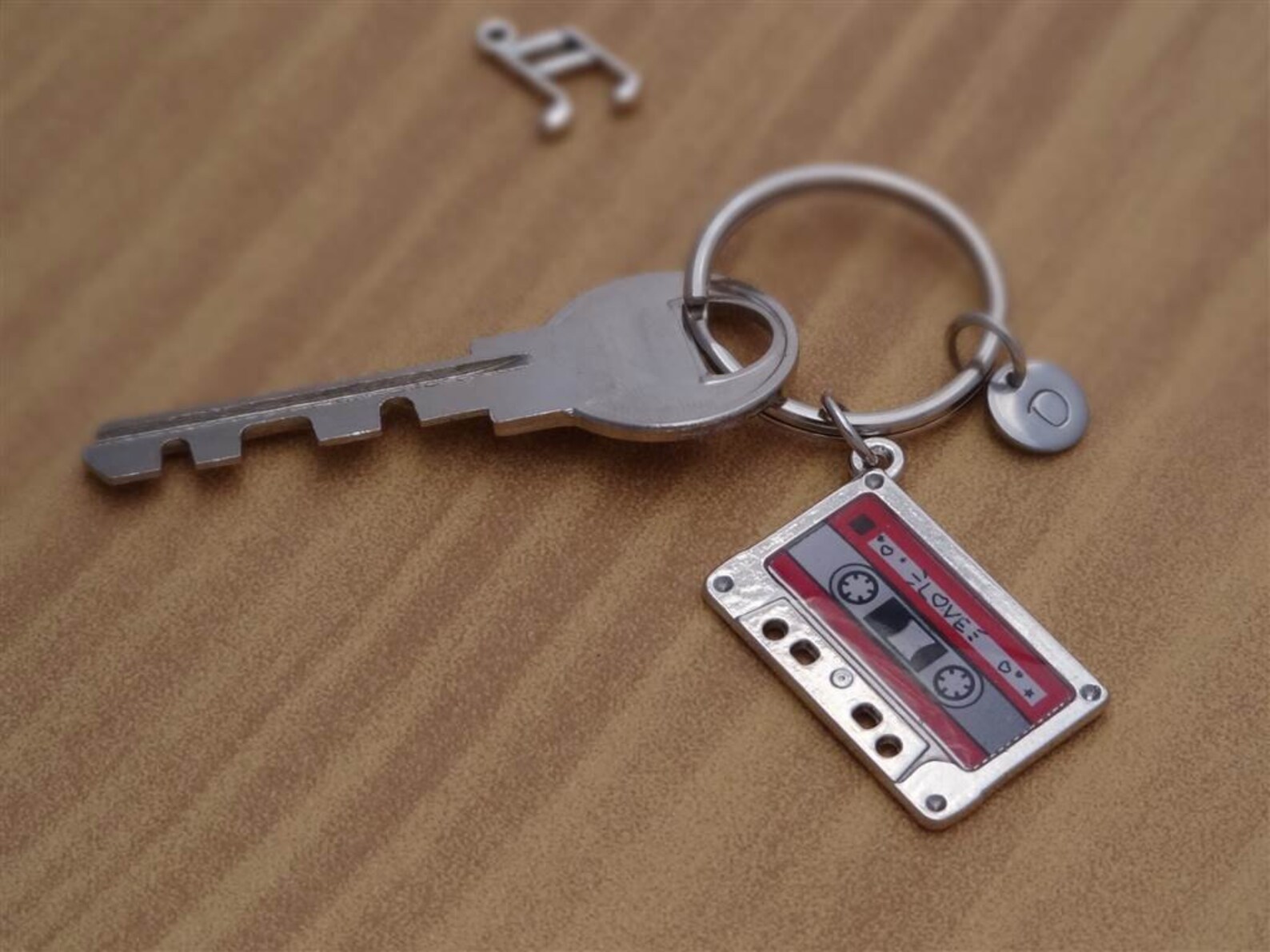Tape Keychain Cassette Tape Keychain Musical Keychain Etsy