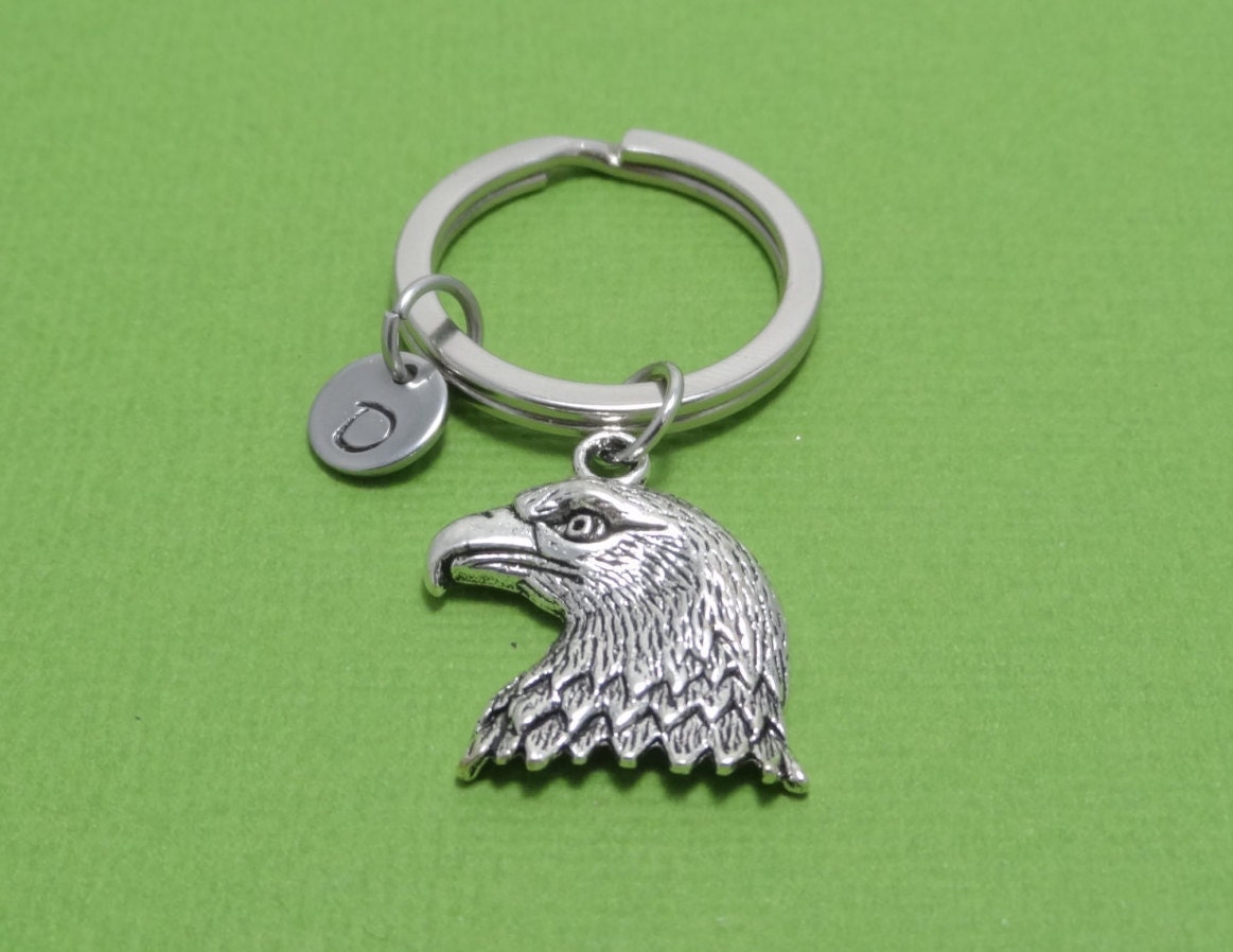 Eagle Keychain Eagle Head Bird Animal Pet American Eagle Etsy