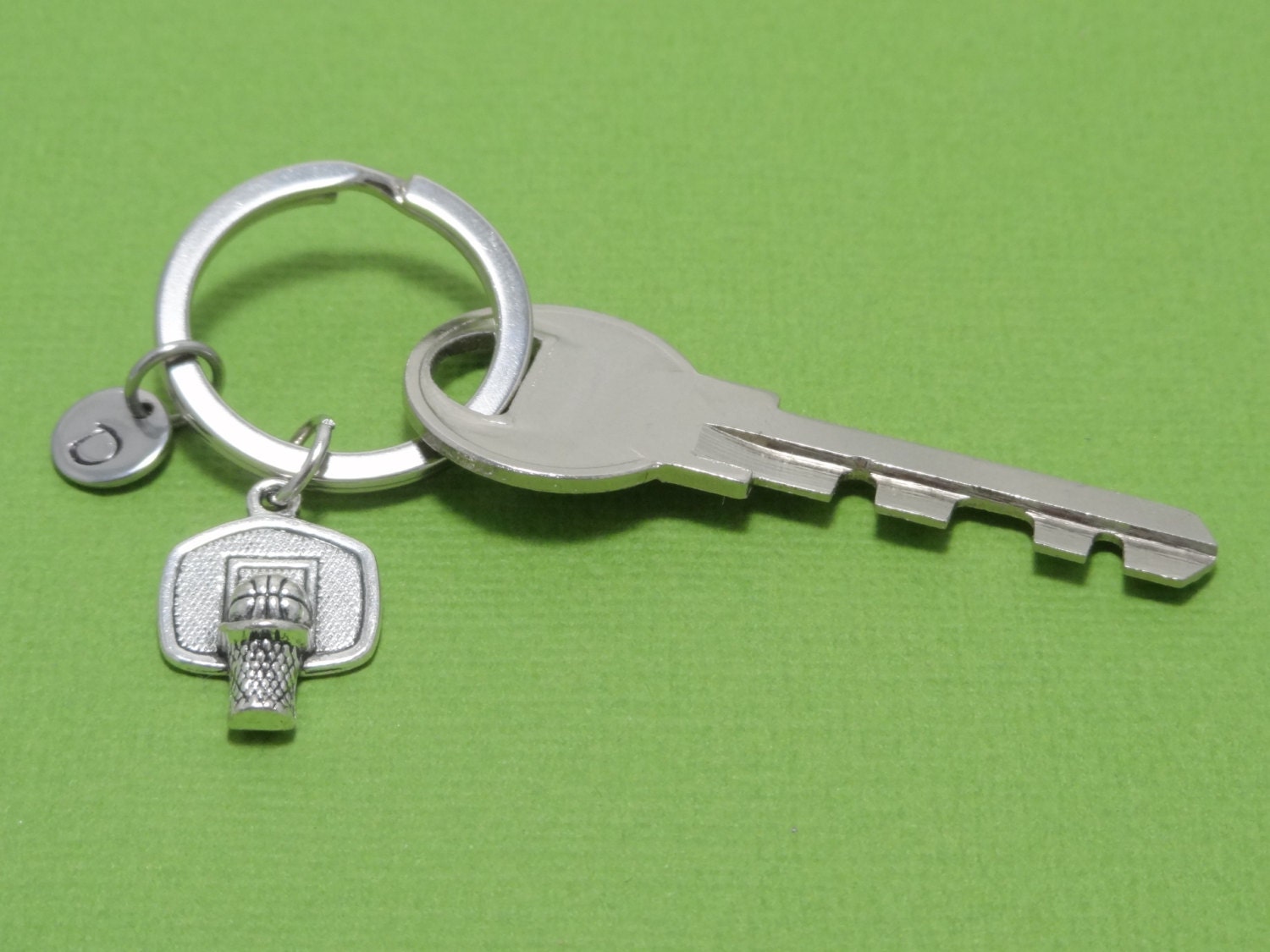 Basketball Hoop Keychain Basketball Keychain Basketball Etsy