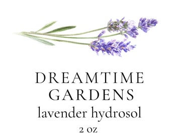 Lavender Hydrosol - 100% Steam distilled organic french lavender hydrosol