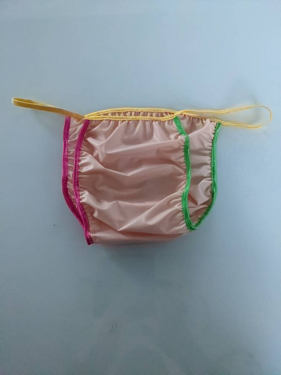 Soft Pink Latex Panties Yellow/hot Pink/lime3145 Etsy