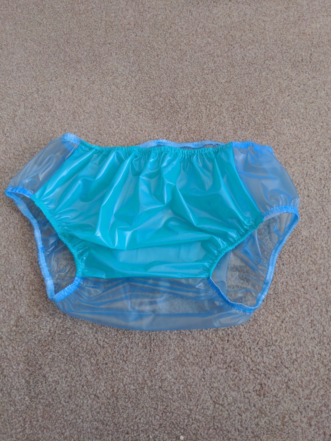 Waterproof Soft Mint/blue Plastic Pants 28-51 - Etsy