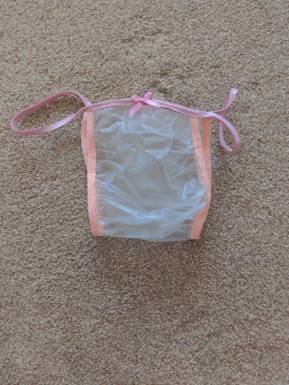 Waterproof Clear Plastic Panties Peach/dusky Pink 3040 Etsy UK