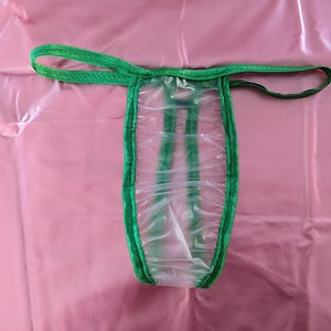 Waterproof clear plastic thong (28-40)