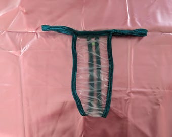 Waterproof soft clear  plastic  thong (23-34)