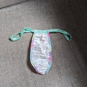 Waterproof white plastic  tanga  (29-46)