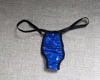 String imperméable en plastique bleu roi doux (29-38)