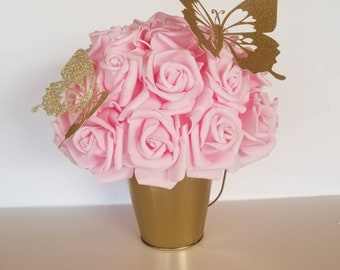flowers and butterflies baby shower ideas
