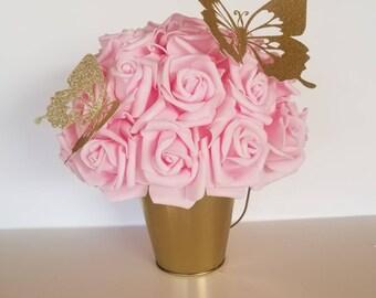 flowers and butterflies baby shower ideas