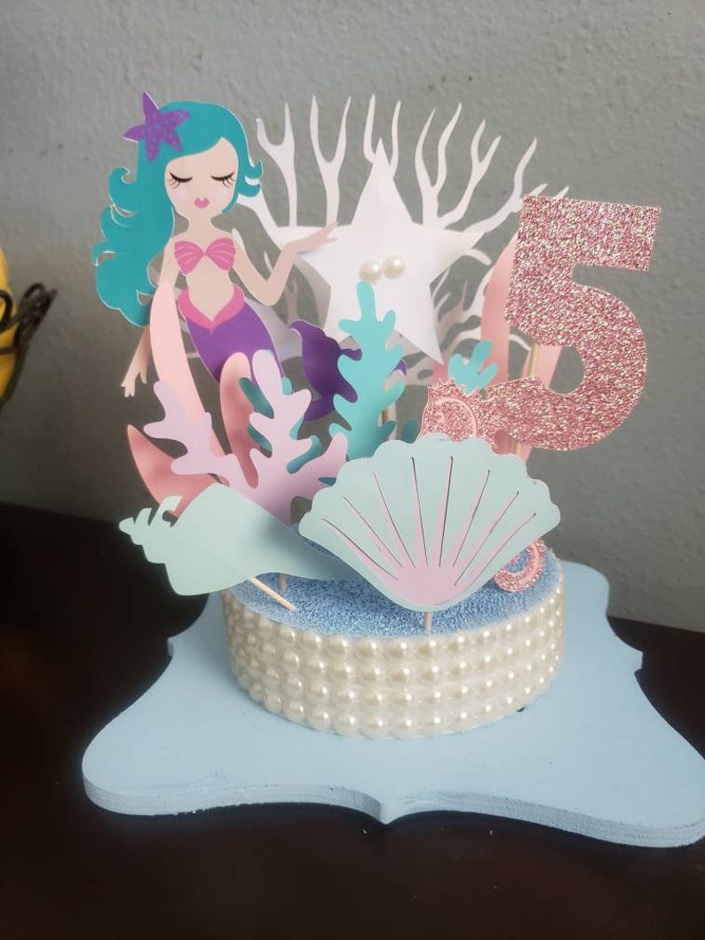 Mermaid Centerpieces Under the Sea Centerpieces Babyshower - Etsy