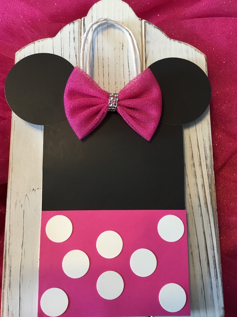 Minnie Mouse Favor Bags Hand Made Paper Bags Minnie Bags Etsy