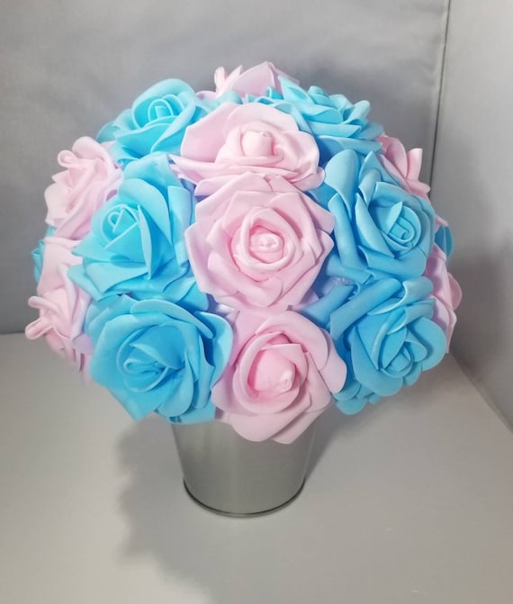 Gender Party Centerpiece Boy or Girl Centerpiece Table Etsy