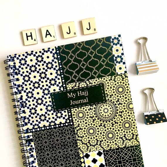 My Hajj Journal, A5 Hajj Notebook Zellige Islamic Book - NB 22