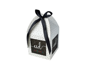 Eid Mubarak Gift Boxes - Eid Favour Boxes - Set of 6
