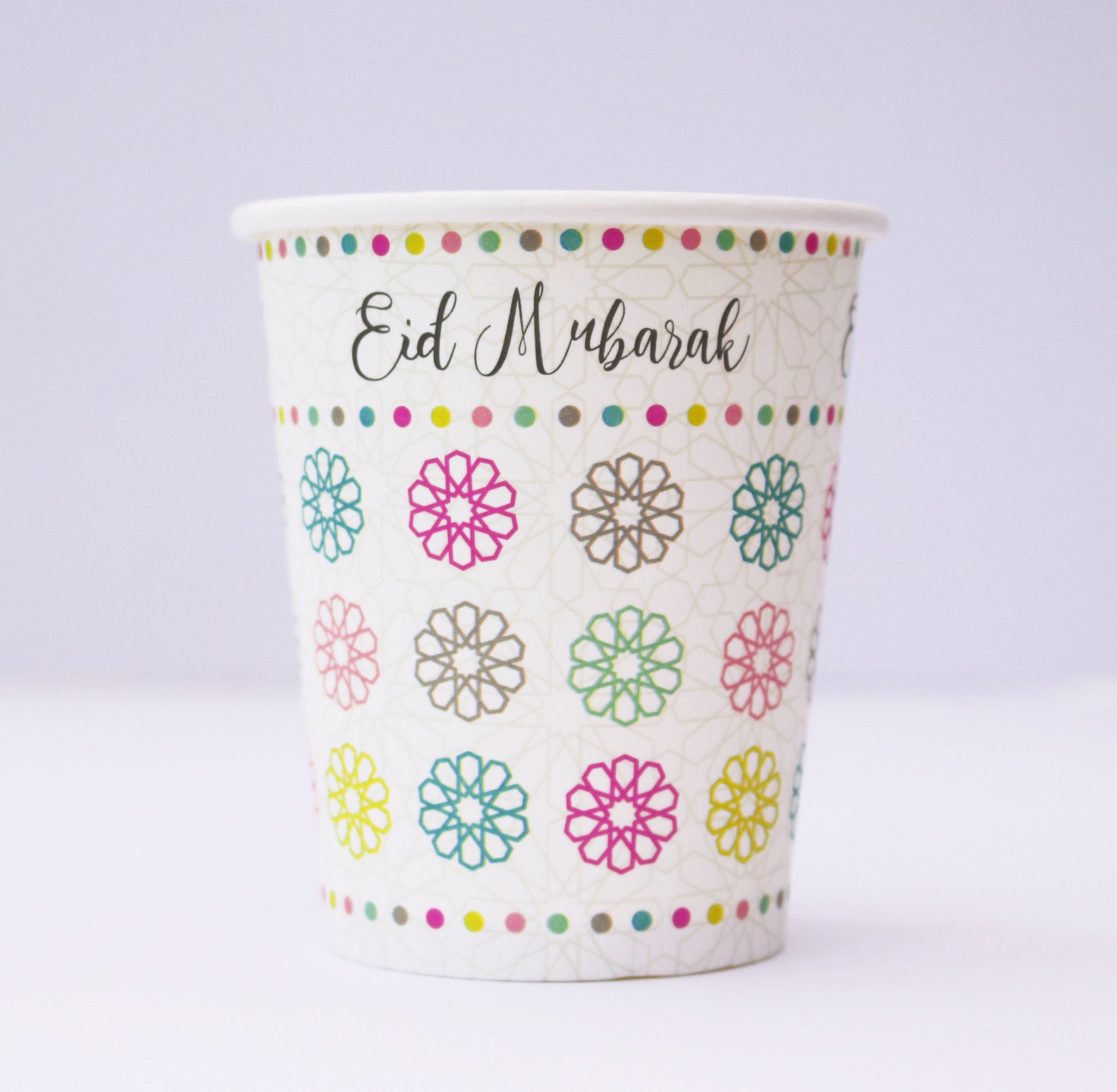Pack of 5 Eid Mubarak Paper Cups Eid Party Celebration Eid - Etsy