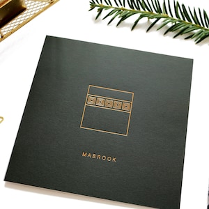 Cartão Mabrook para Hajj e Umrah - Luxuoso cartão islâmico laminado a quente - RC10