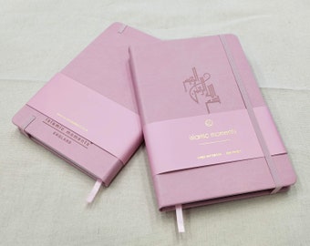Hardback Luxury 'Bismillah' Journal in Vegan Leather | Notebook | Diary | Pink | Gift Boxed | - LL 04
