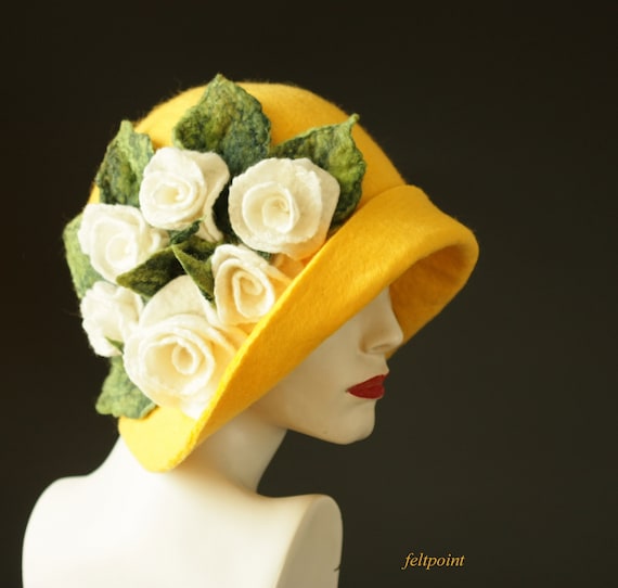 ハット [Marchen]Bole Cloche hat (3color) Vintage ladies cloche hat — Miss Fitt & Co. ~ Moss Fête