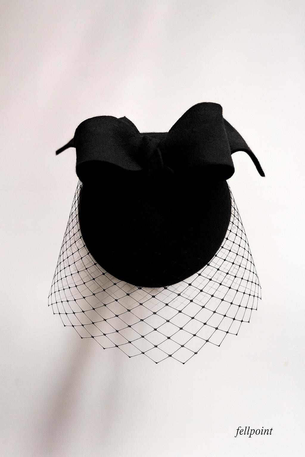 Vintage Arlin made in Taiwan - Black Bow Fascinator Arlin Hats for Women on Sale up to 90% Off: Poshmark main image 4