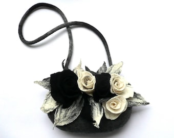Bolso de fieltro hecho a mano