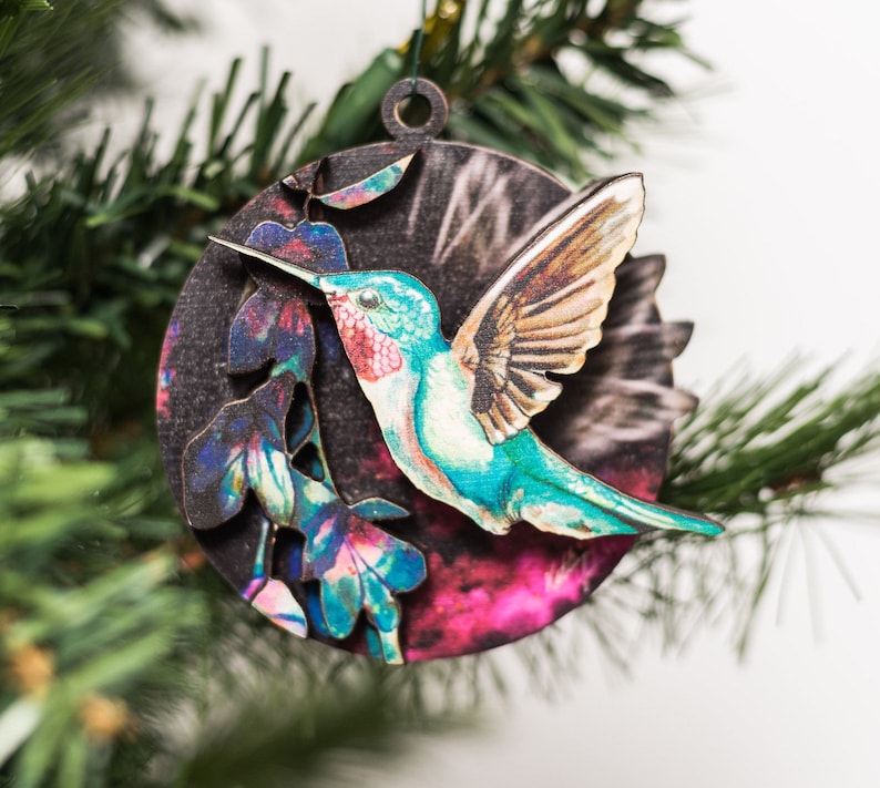 Hummingbird Ornaments For Christmas Trees 