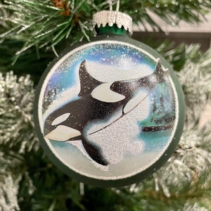 New!! Orca Christmas Tree Ornament