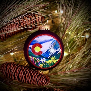ColoRADo Wildflower Christmas Tree Ornament