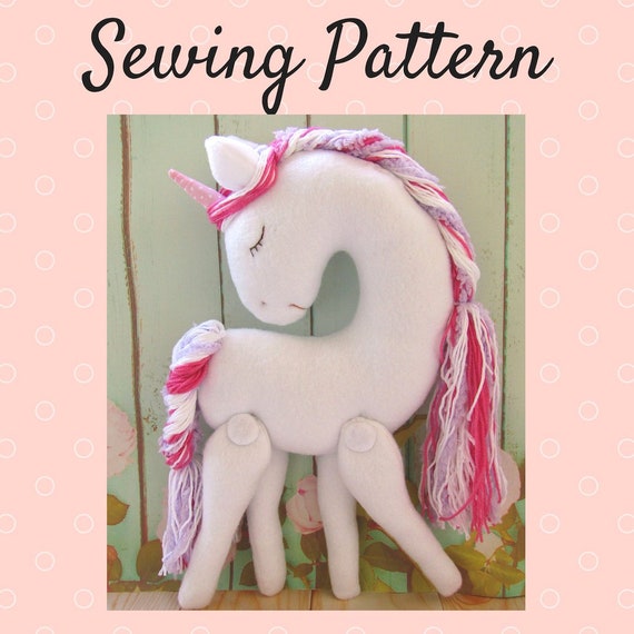 stuffed unicorn sewing pattern