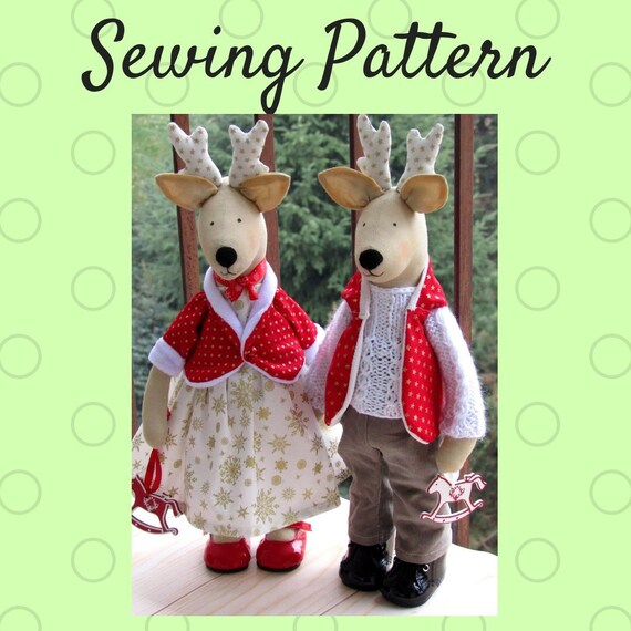 stuffed deer pattern
