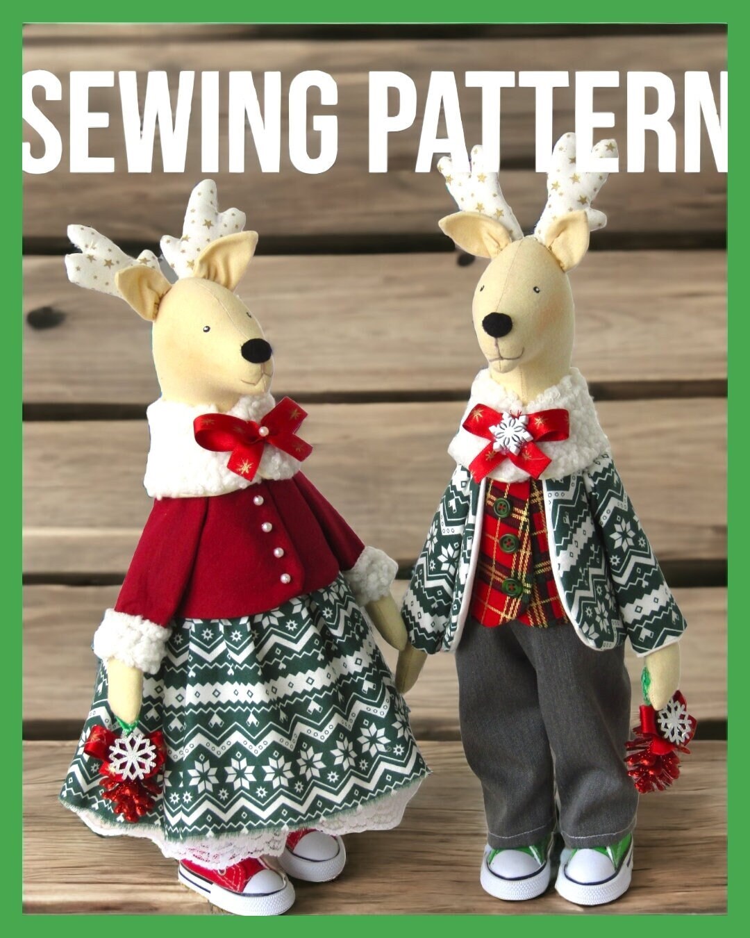 Tilda's Christmas Ideas Book - Petting Fabric