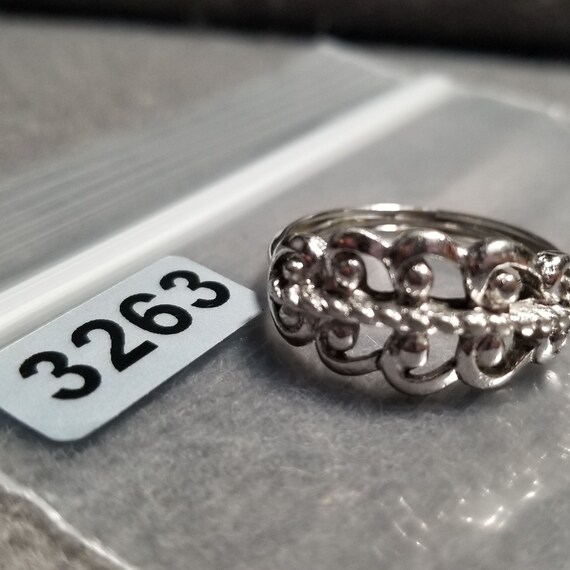 Vintage Silvertone Avon Statement Ring (3263) - image 3