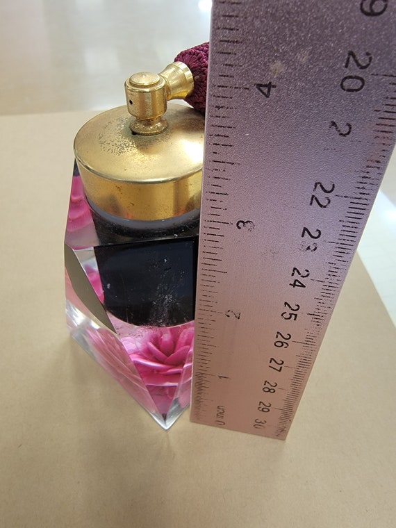 Jane Art lucite w Pink rose perfume (8468) - image 5