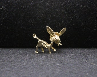 Gold Tone Donkey Pin (4469)