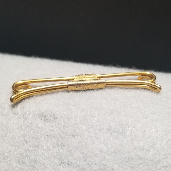 Vintage Goldtone Swank Tie Clip (4383) - image 1