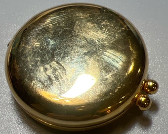 Vintage Gold Tone compact (A1813gr) Lucidity