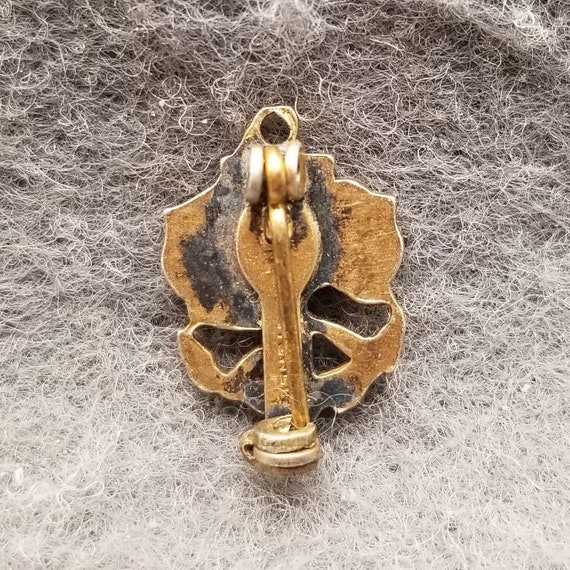 Gold Tone USN Anchor Pin (5198) - image 2