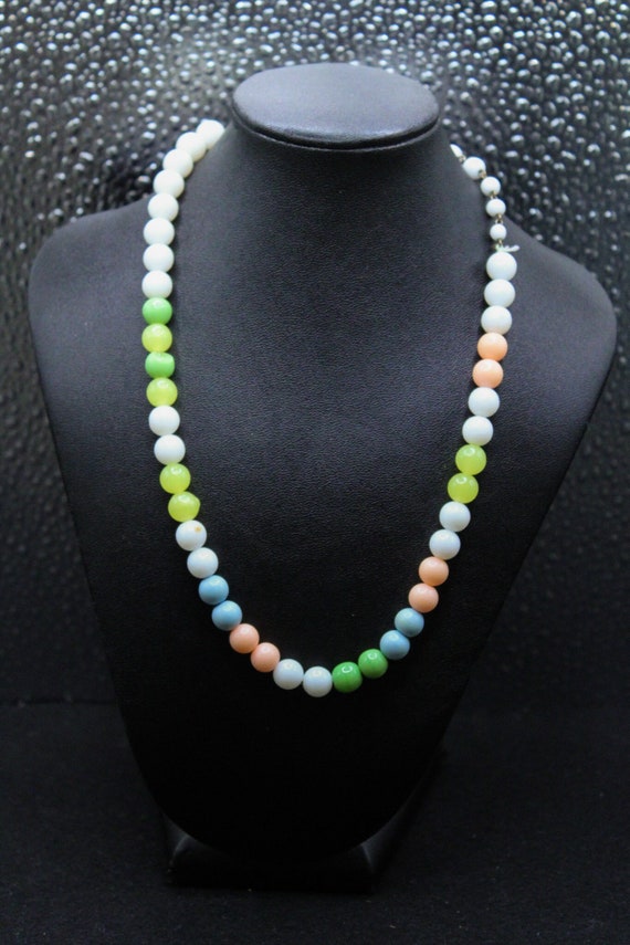 Pastel Beaded Necklace (4336) - image 1