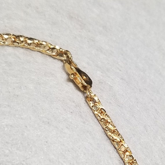 Vintage Goldtone Art Deco Pendant Necklace (3866) - image 4