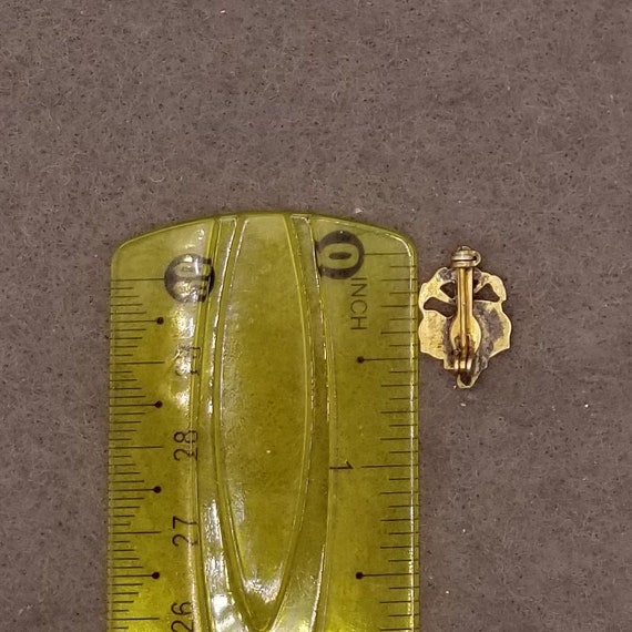 Gold Tone USN Anchor Pin (5198) - image 3