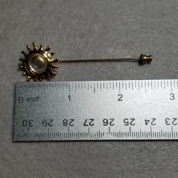Vintage Silvertone Avon Sun Stick Pin (4436) - image 4