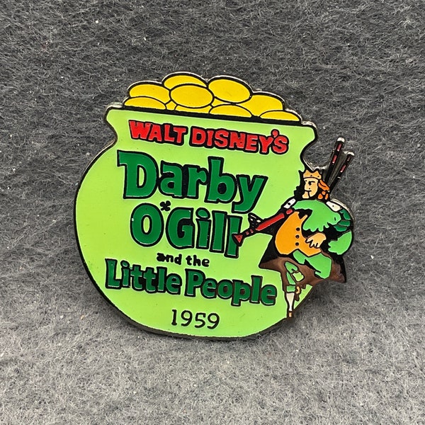 Vintage 1959 “Walt Disney’s Darby O’ Gill and the Little People” Collector Pin (7224)