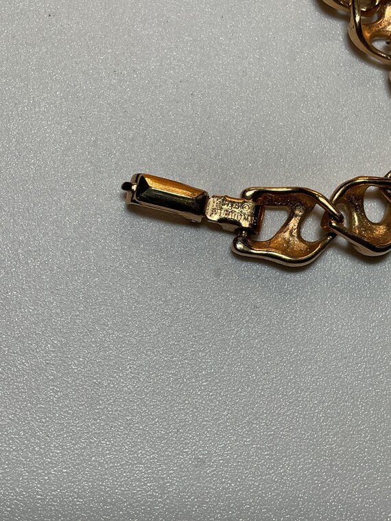 Vintage Goldtone Necklace Signed H.A. Vendome - 2… - image 4
