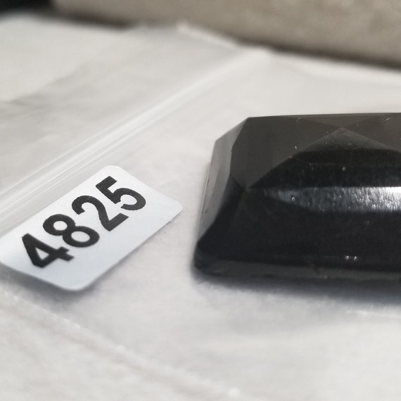 Vintage Black Glass Stick Pin (4825) - image 5