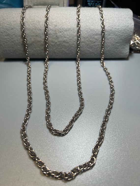 Vintage  Silvertone Double Link Chain (A1964gr)