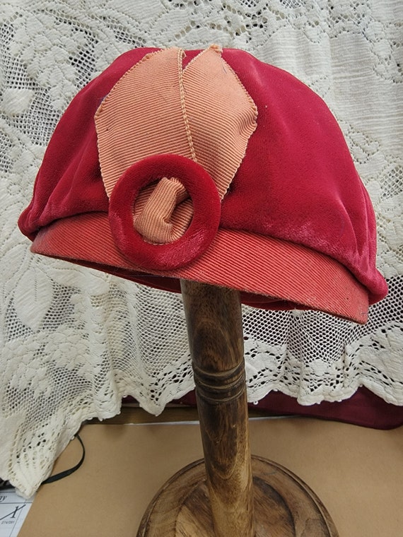 Vintage Velvet statement Hat