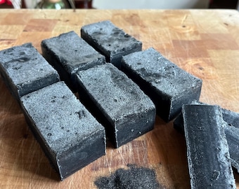 Handmade Charcoal & Tea Tree Soap, Organic Vegan Facial Cleanser