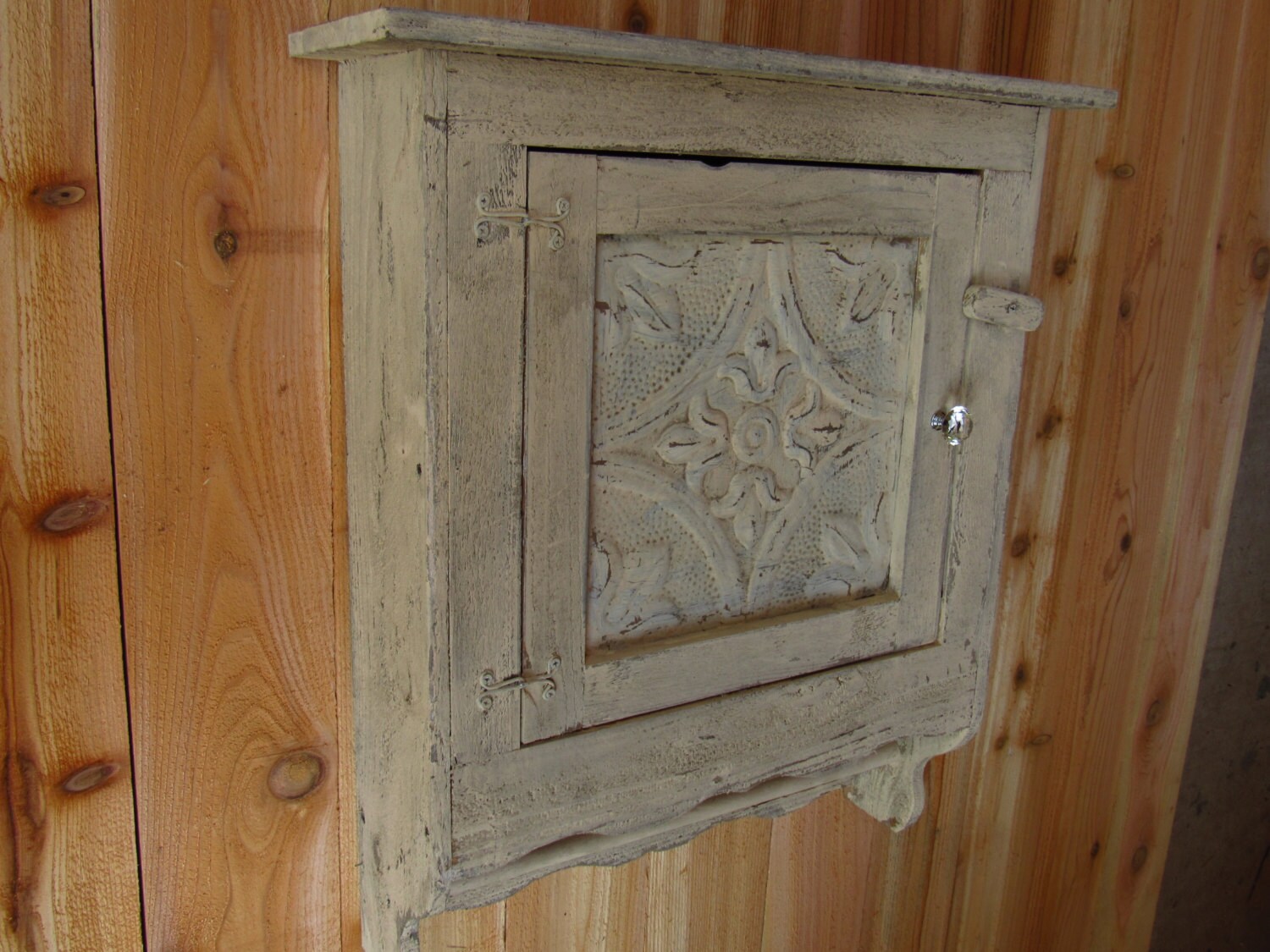 Shabby Chic Stil Gewürz Schrank Badezimmerschrank Handtuch | Etsy