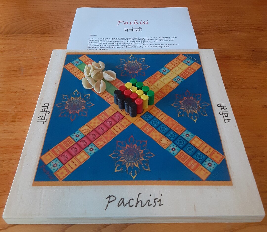 Pachisi the Board Game + Free Flip Book Video E-book - Etsy