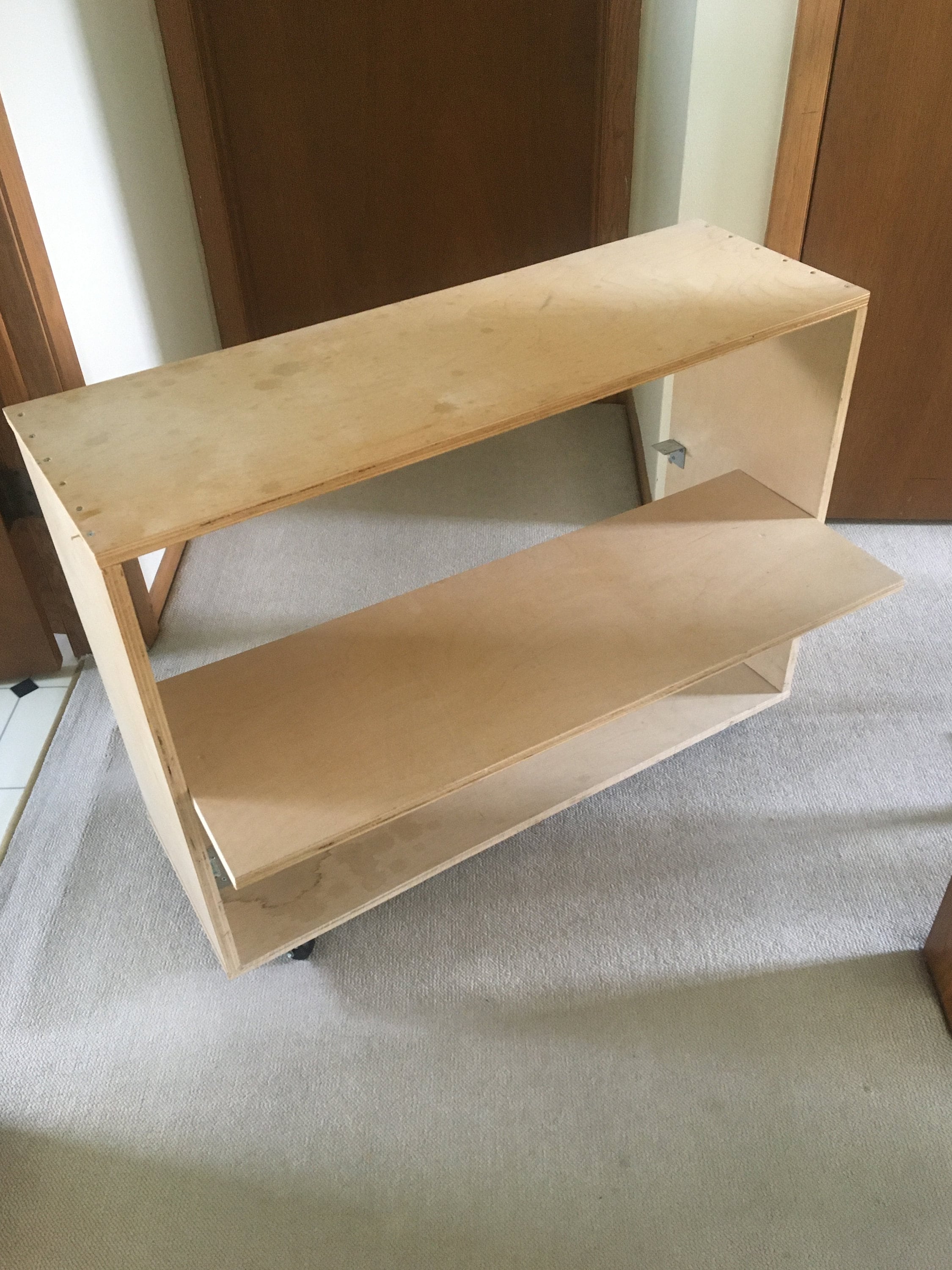 Storage Shelves on Wheels Building Instruction Etsy