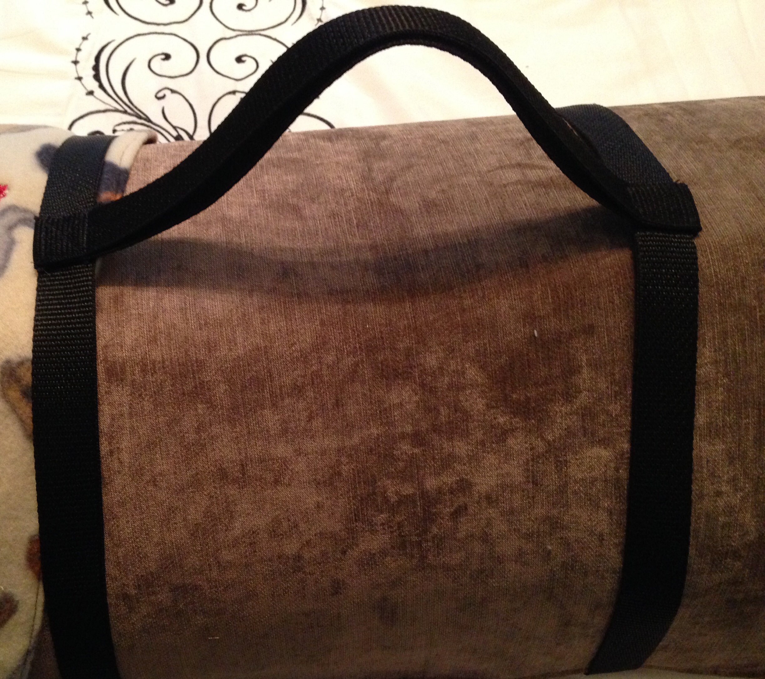 Kindermat Cover Child Sleep Mat Cover Brown Orange Beige Puppy